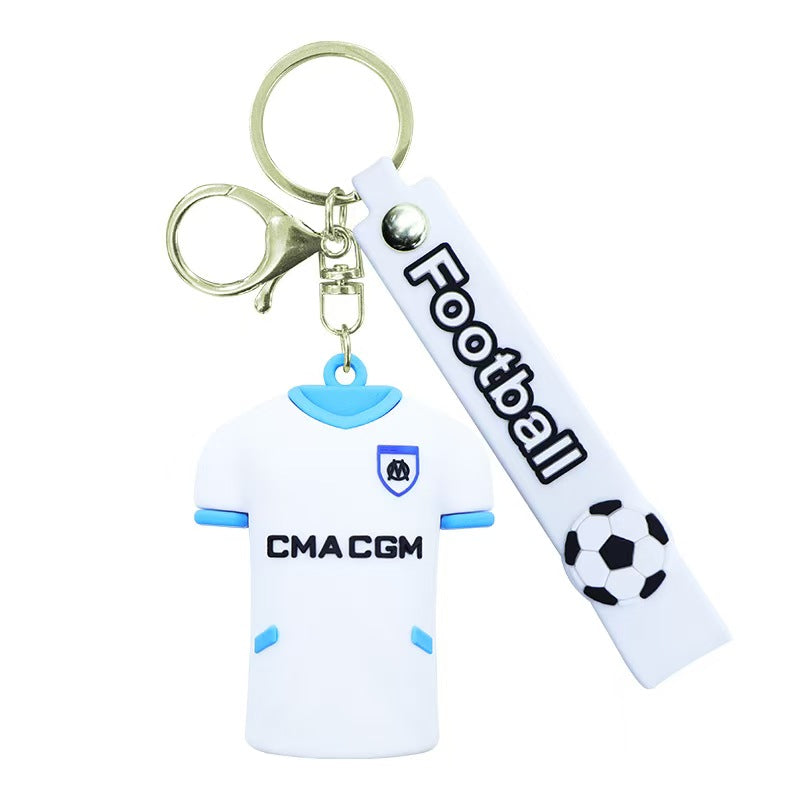 2026 World Cup Soft Rubber Soccer Jersey Keychain Football Fan Gift