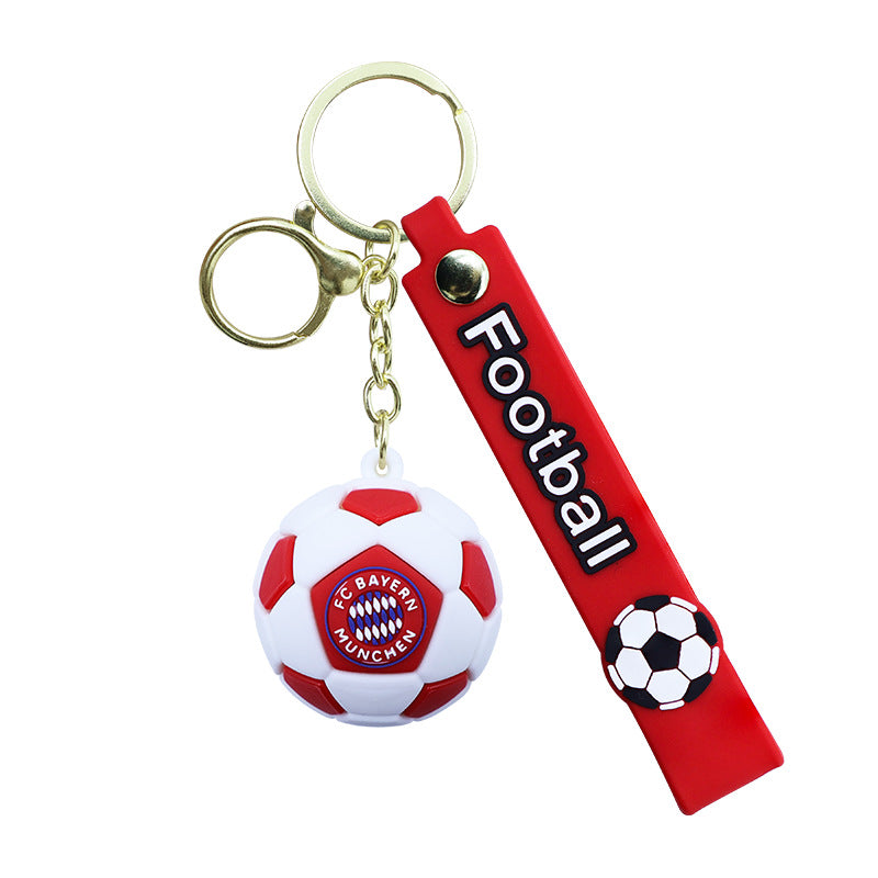 2026 World Cup Soft Rubber Soccer Jersey Keychain Football Fan Gift
