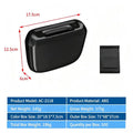 Mini Car Trash Can with Lid,2-in-1 Car Ashtray&Storage Organizer for Auto