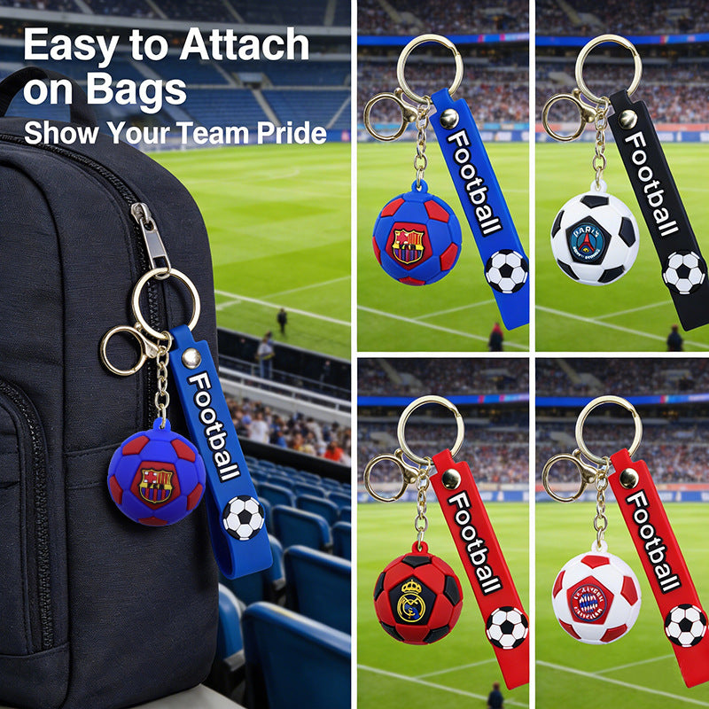 2026 World Cup Soft Rubber Soccer Jersey Keychain Football Fan Gift