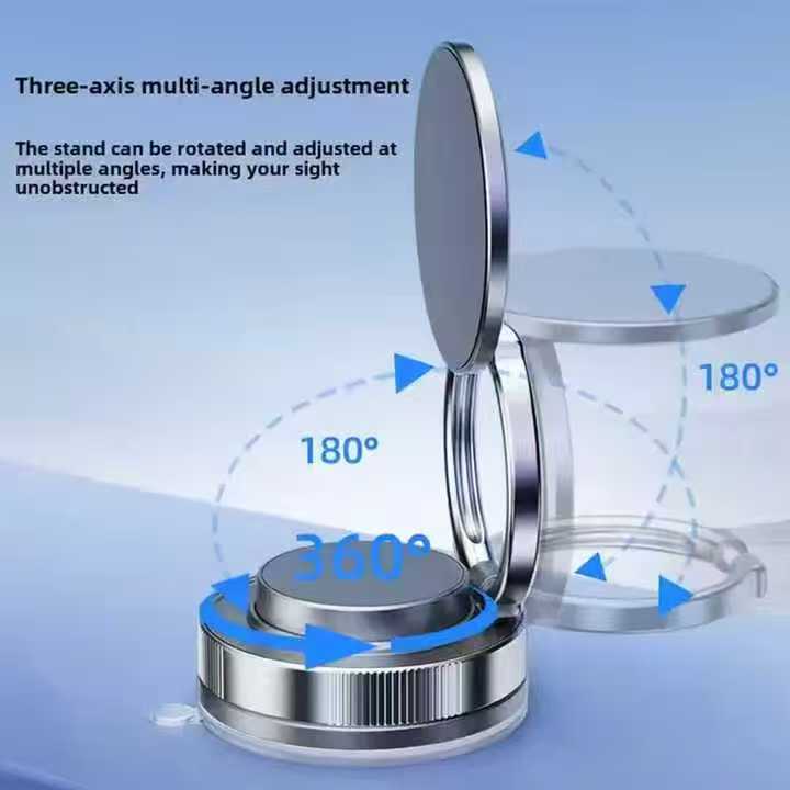 2026 New Magnetic Car Phone Holder,N52 Strong Magnet Vacuum Suction Cup Dashboard Mount,No Adhesive,Stable&Anti -Shake for GPS Navigation.