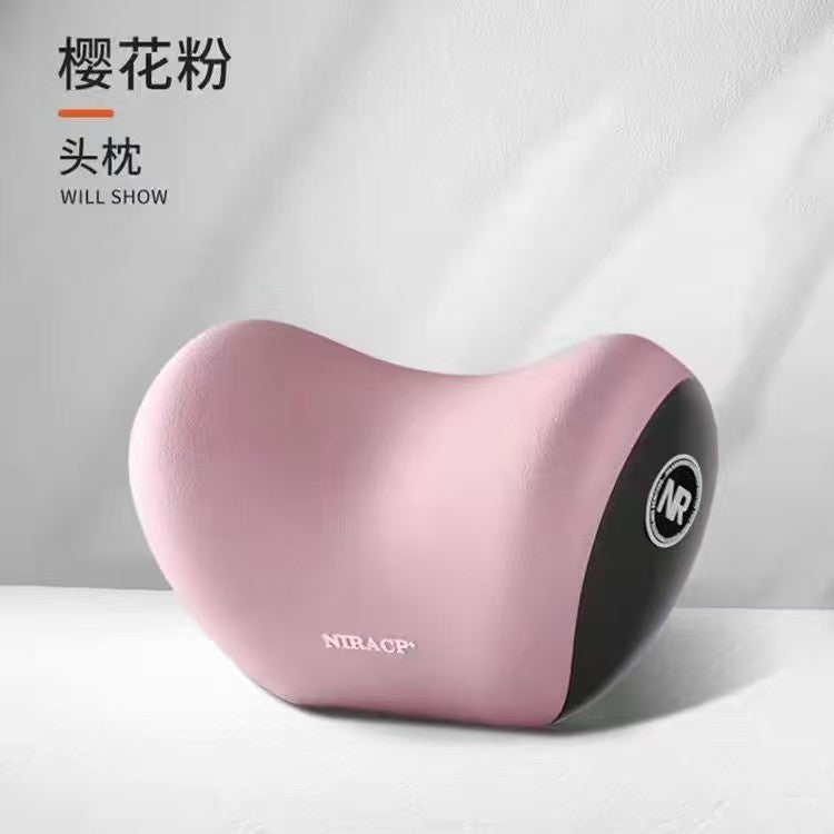 Memory Foam Car Pillow Set - Headrest, Lumbar & Neck Support Cushion