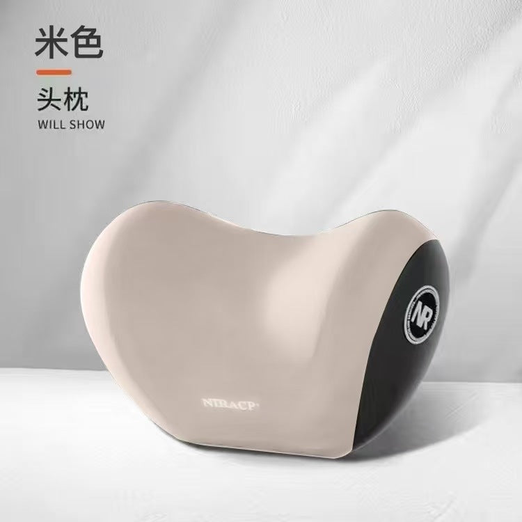 Memory Foam Car Pillow Set - Headrest, Lumbar & Neck Support Cushion