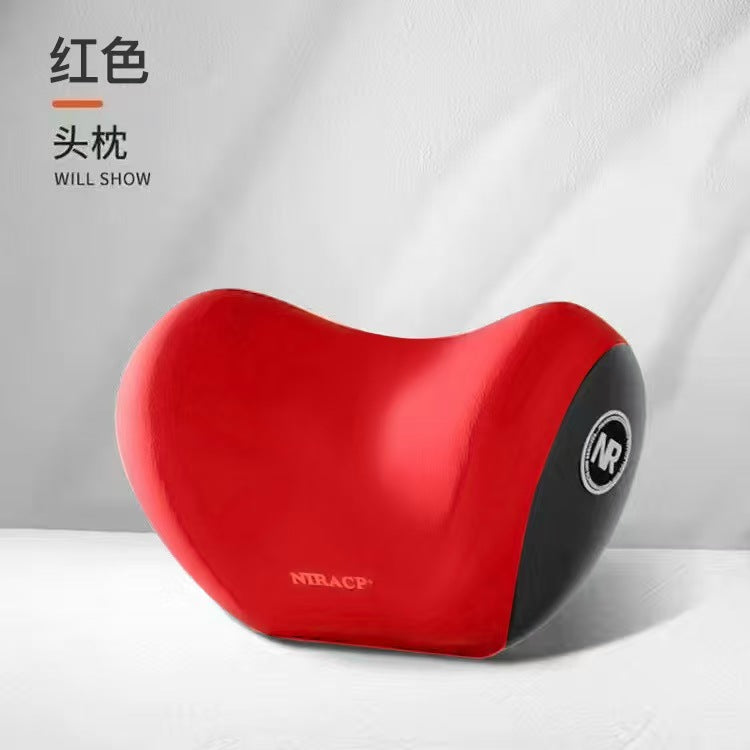 Memory Foam Car Pillow Set - Headrest, Lumbar & Neck Support Cushion
