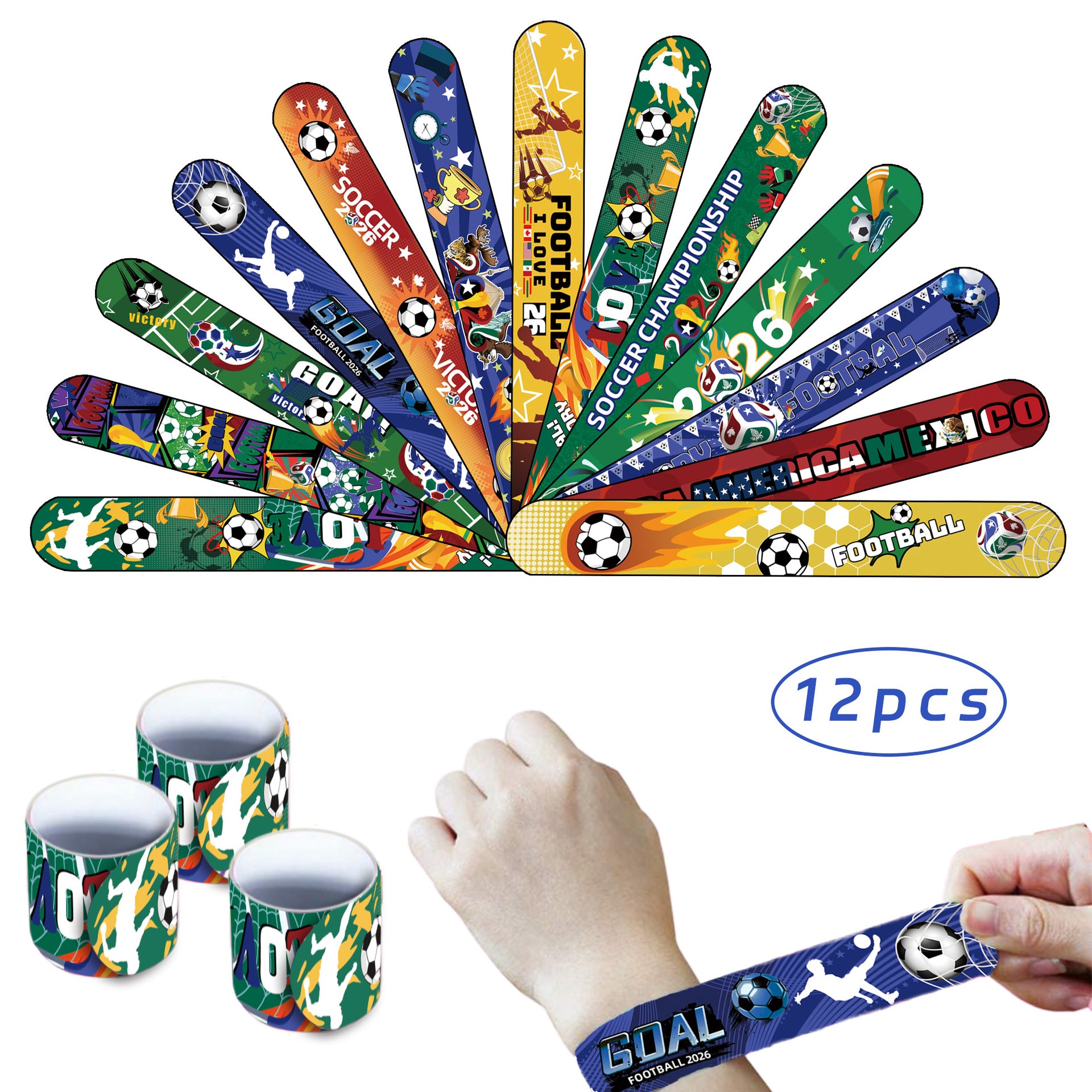 2026 World Cup Soccer Party Disposable Paper Plates Cups Set