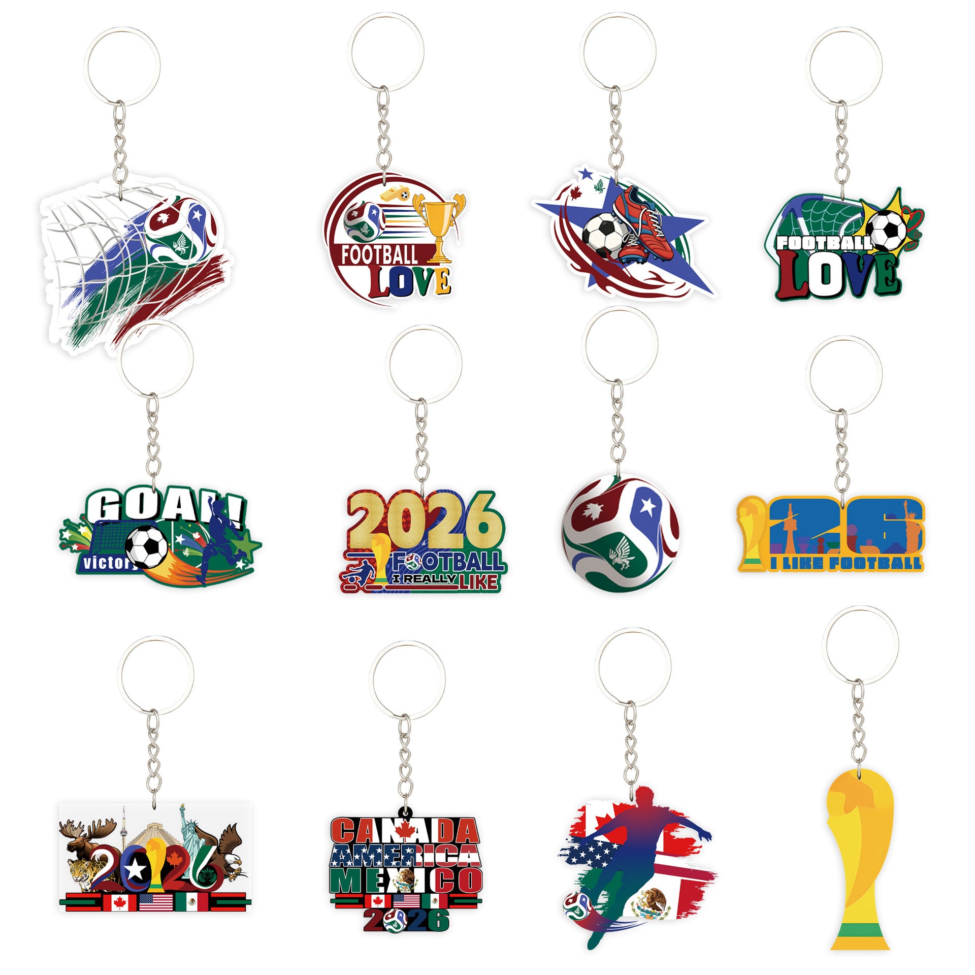 2026 World Cup Soccer Party Disposable Paper Plates Cups Set