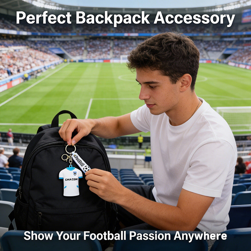 2026 World Cup Soft Rubber Soccer Jersey Keychain Football Fan Gift