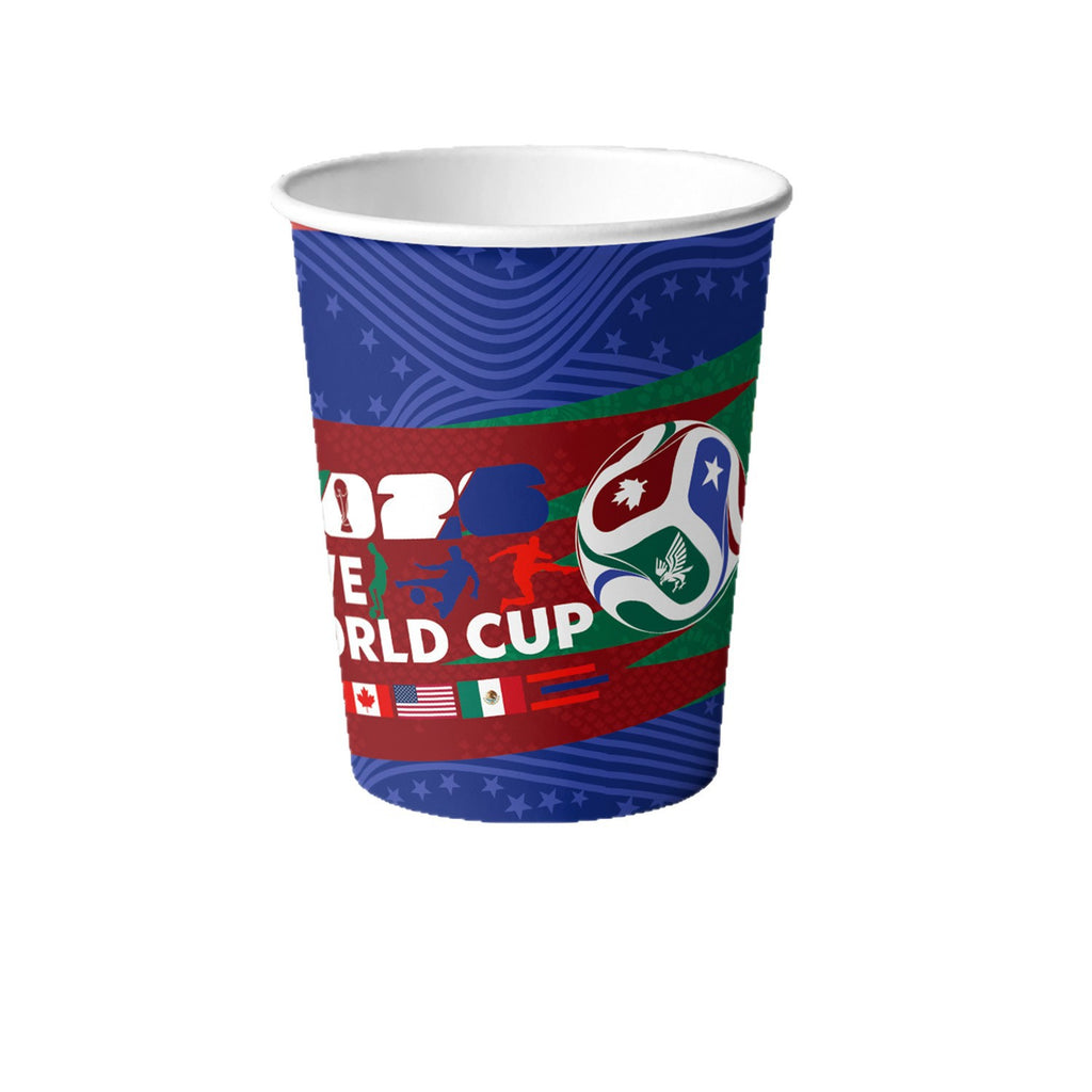 2026 World Cup Soccer Party Disposable Paper Plates Cups Set