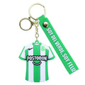 2026 World Cup Soft Rubber Soccer Jersey Keychain Football Fan Gift