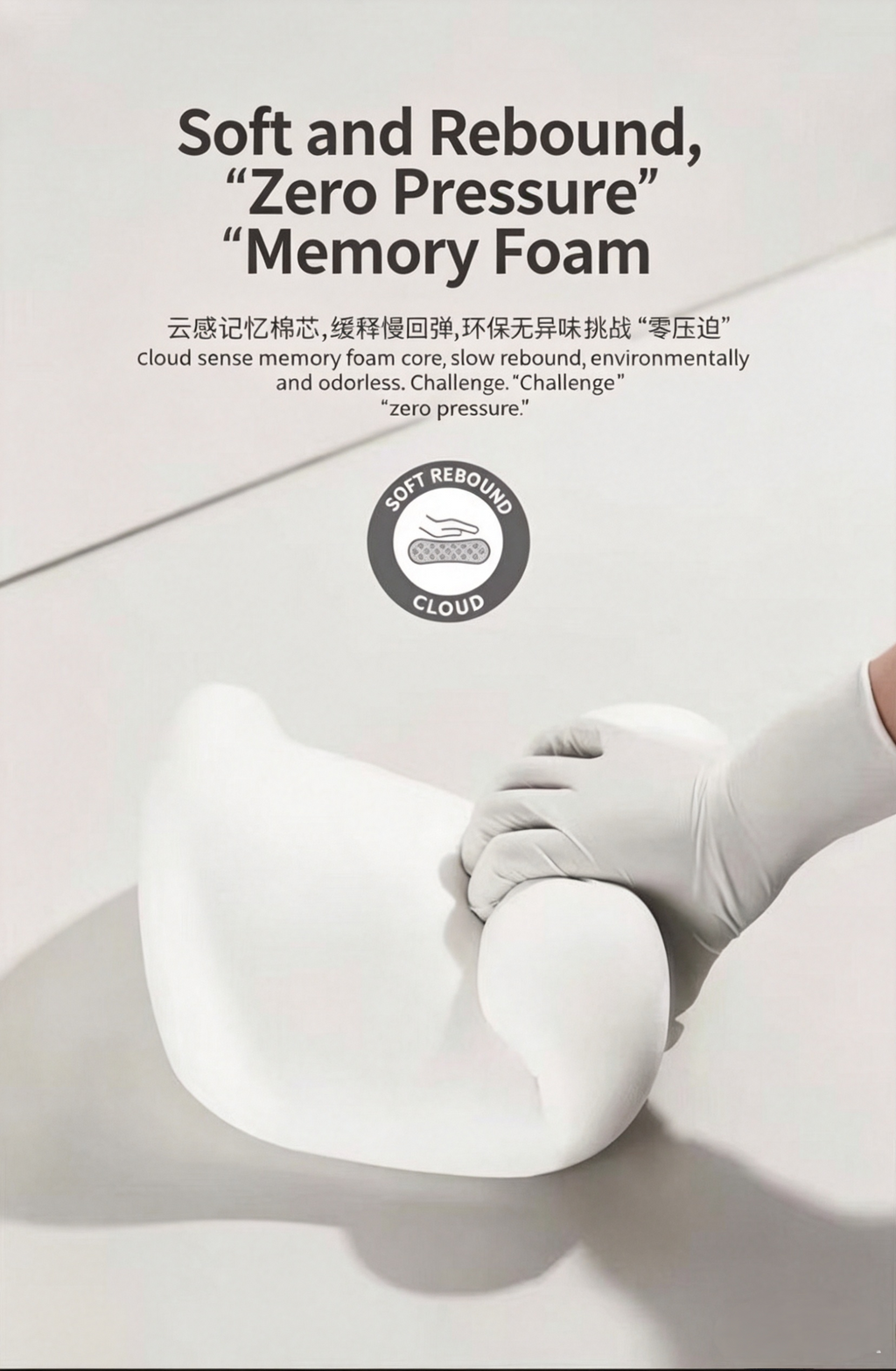 Memory Foam Car Pillow Set - Headrest, Lumbar & Neck Support Cushion